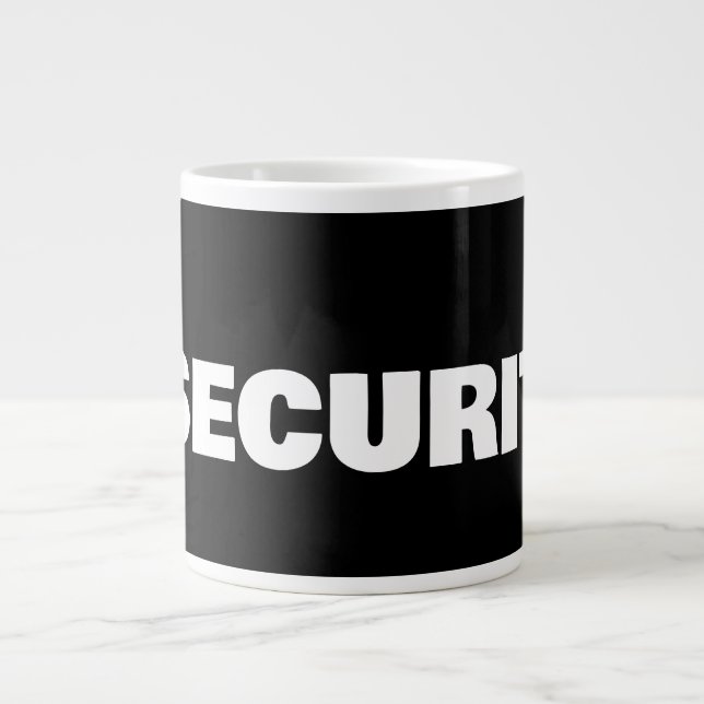 Caneca De Café Grande Segurança (Frente)