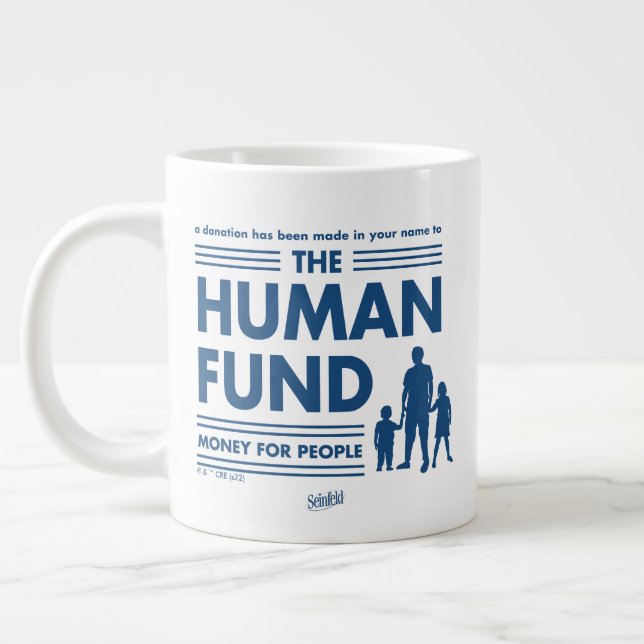 Caneca De Café Grande Seinfeld | Fundo humano (Esquerda)