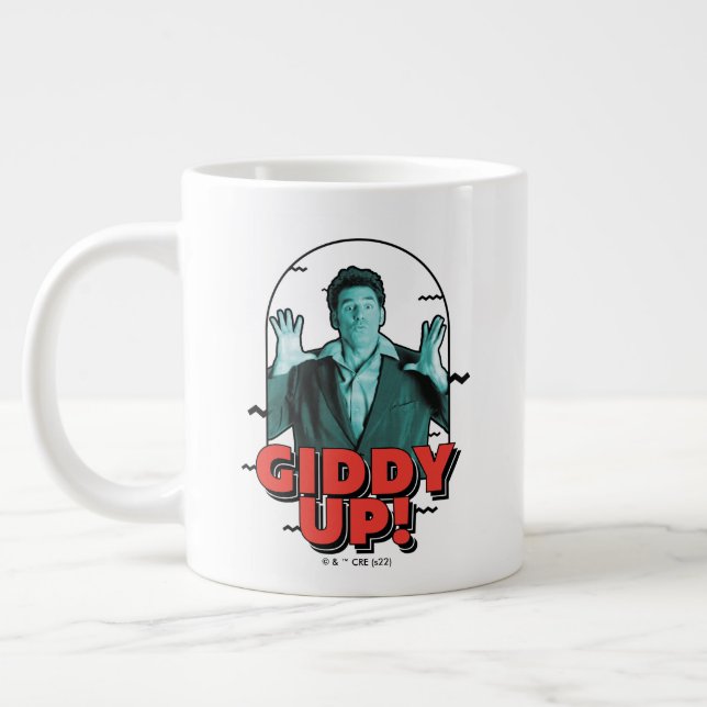 Caneca De Café Grande Seinfeld | Kramer - Giddy Up! (Esquerda)
