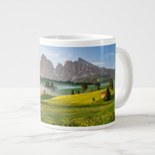 Caneca De Café Grande Seiser Alm, Dolomite Alps, Itália