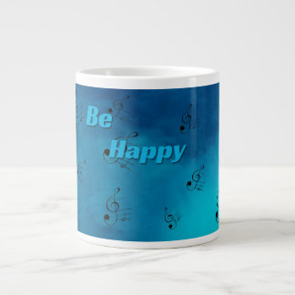 Caneca De Café Grande Seja feliz com a especialidade