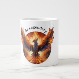 Caneca De Café Grande "Seja lendário"