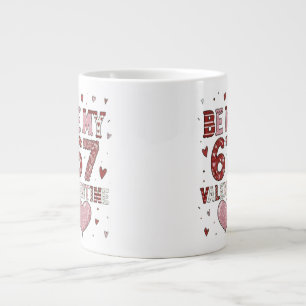 Caneca De Café Grande Seja Meu 67 Dia dos Namorados - Design de Celebraç