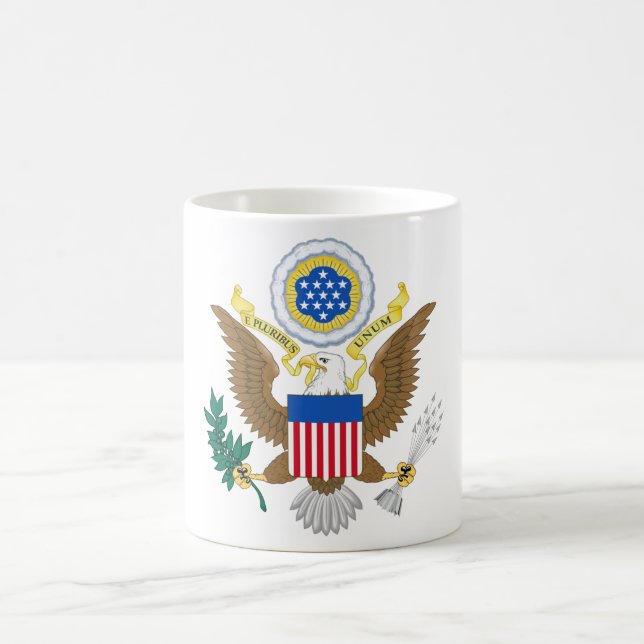 Caneca De Café Grande selo dos Estados Unidos (Centro)