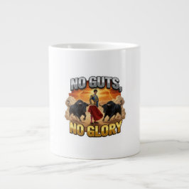 Caneca De Café Grande Sem Coração, Sem Glória: Mentalidade Motivacional 