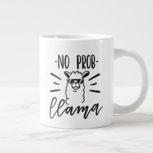 Caneca De Café Grande Sem Design Prob Llama