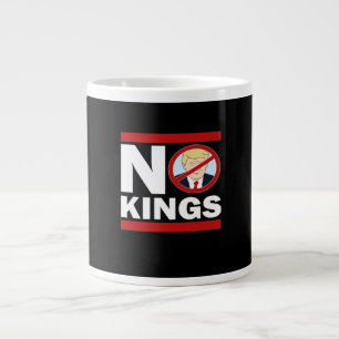 Caneca De Café Grande Sem Reis Anti Clássico Minimalista Limpo