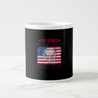 Caneca De Café Grande Sem Reis Na América Desde 1776 Liberdade Criativo