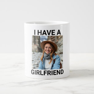 Caneca De Café Grande Sempre que saio, tenho uma foto personalizada de n