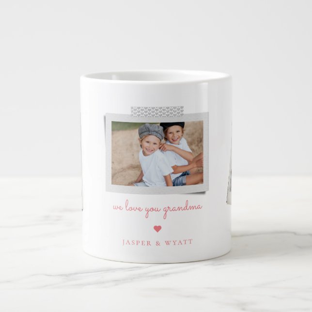 Caneca De Café Grande Sentimentos Cheios de Snapshot Specialty Mug (Frente)