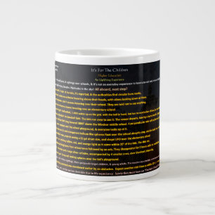 Caneca De Café Grande Série UFO: Vigilância de Rapto de Alienígenas