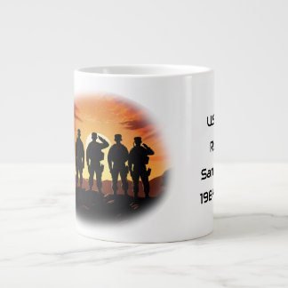 Caneca De Café Grande Service Member Appriciation Customizable