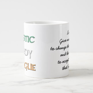 Caneca De Café Grande Sessão de café e uísque com logotipo