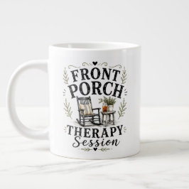 Caneca De Café Grande Sessão de Terapia no Alpendre da Frente
