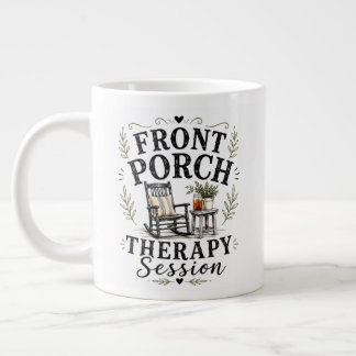 Caneca De Café Grande Sessão de Terapia no Alpendre da Frente
