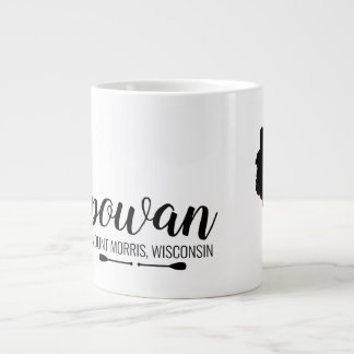 Caneca De Café Grande Seu Lago De Wisconsin Favorito Com Pás De Canoa