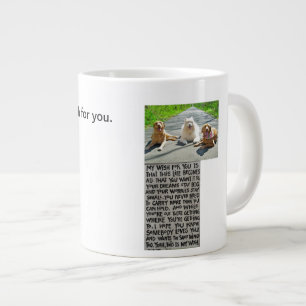 Caneca De Café Grande Seus Cães Desejam Por Você.