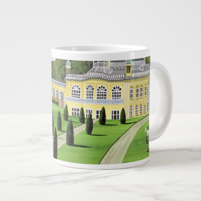 Caneca De Café Grande Sezincote Gloucestershire 1991 (Frente Esquerda)