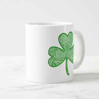 Caneca De Café Grande Shamrock