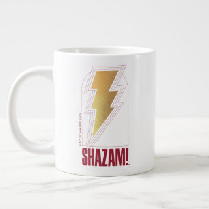 Caneca De Café Grande SHAZAM! Fury of the Gods Crachá de raio