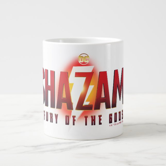 Caneca De Café Grande SHAZAM! Fury of the Gods | Fury of the Gods Logo (Frente)