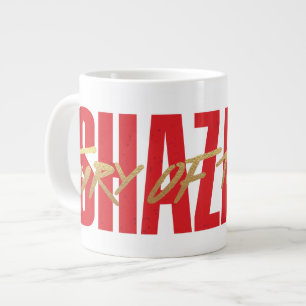 Caneca De Café Grande SHAZAM! Fury of the Gods Logotipo do marcador do