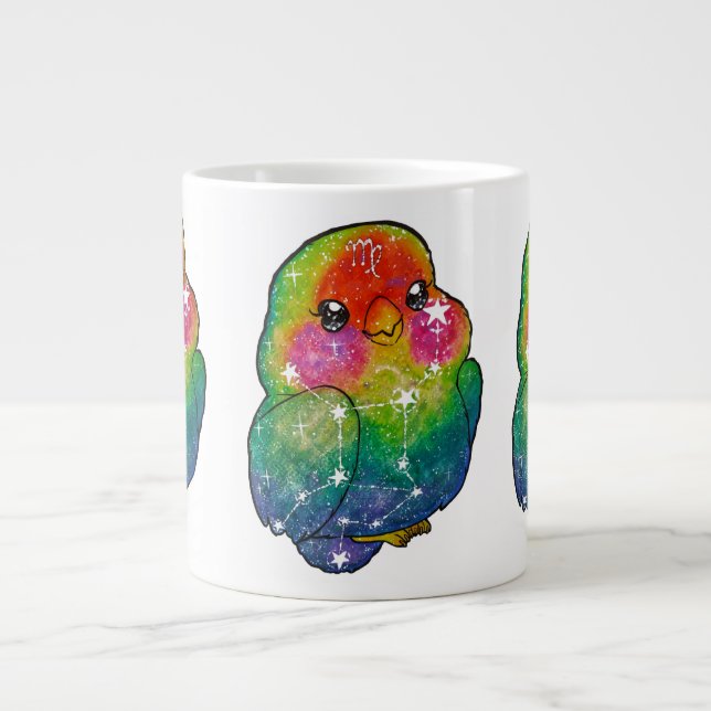 Caneca De Café Grande Signo de Virgem do Zodíaco (Frente)