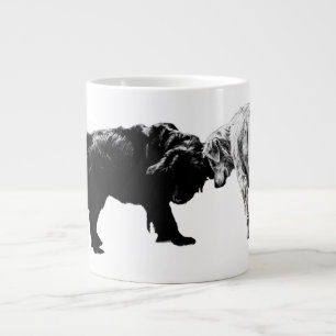 Caneca De Café Grande Silêncio em outubro: Companheiros Cabeça a Cabeça