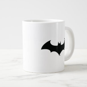 Caneca De Café Grande Símbolo Batman   Logotipo Silhuette Bat Simples
