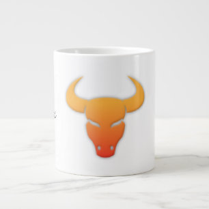 Caneca De Café Grande Símbolo Taurus Zodíaco