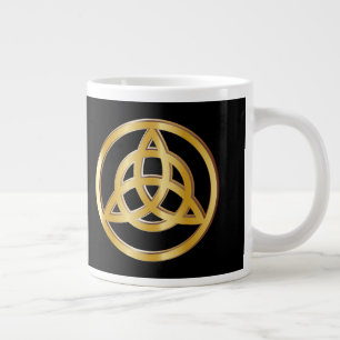 Caneca De Café Grande símbolo Triquetra
