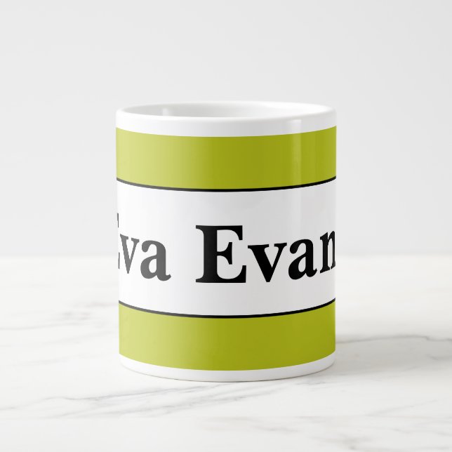 Caneca De Café Grande Simples e Elegante (Frente)