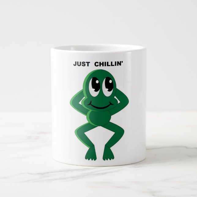 CANECA DE CAFÉ GRANDE SIMPLESMENTE CHILLIN (Frente)