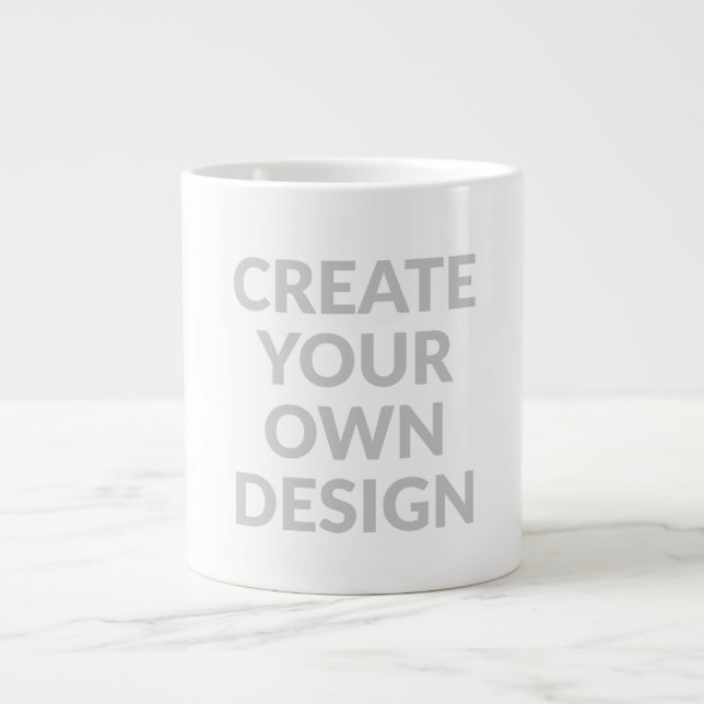 Caneca De Café Grande Simplesmente - Crie o Seu Próprio  (Frente)