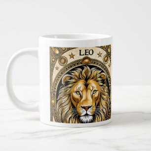 Caneca De Café Grande Sinal de astrologia de Leo
