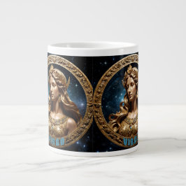 Caneca De Café Grande Sinal de astrologia do vírus