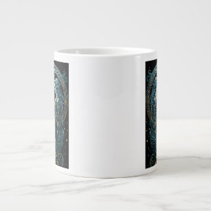 Caneca De Café Grande Sinal de astrologia Gemini