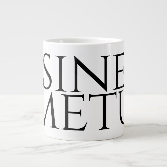 Caneca De Café Grande Sine Metu - Sem Medo (Frente)