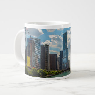 Caneca De Café Grande Skyline Chicago