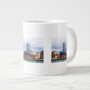 Caneca De Café Grande Skyline do PA de Pittsburgh