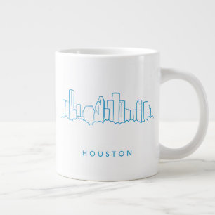 Caneca De Café Grande Skyline Houston