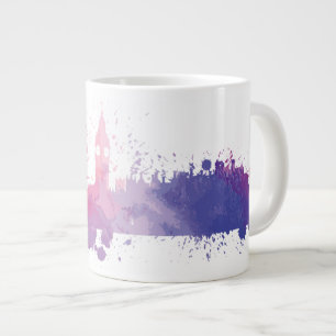 Caneca De Café Grande Skyline Splash de Londres