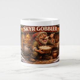 Caneca De Café Grande Skyr Gobbler Icelandic Yule Lad
