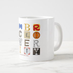 Caneca De Café Grande SlipperyJoe abraçar a diversidade metáfora LGBTQIA