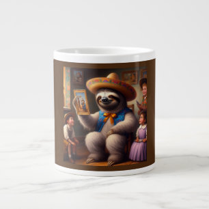 Caneca De Café Grande Sloth Grandpa