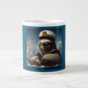 Caneca De Café Grande Sloth Sailor
