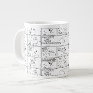 Caneca De Café Grande Snoopy & Charlie Brown Inglês Muffin