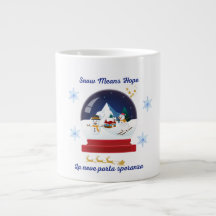 Snow Means Hope – Bilingual Snow Globe Holiday