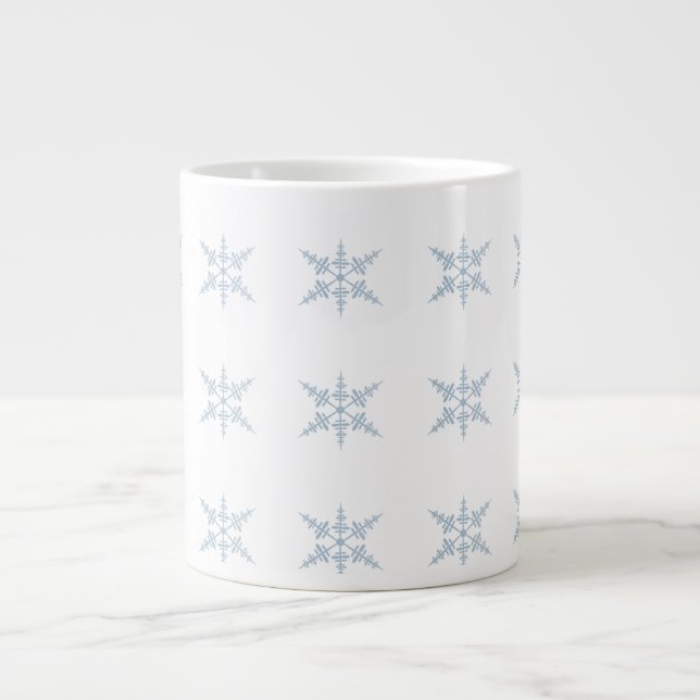 Caneca De Café Grande Snowflake Specialty Mug (Frente)