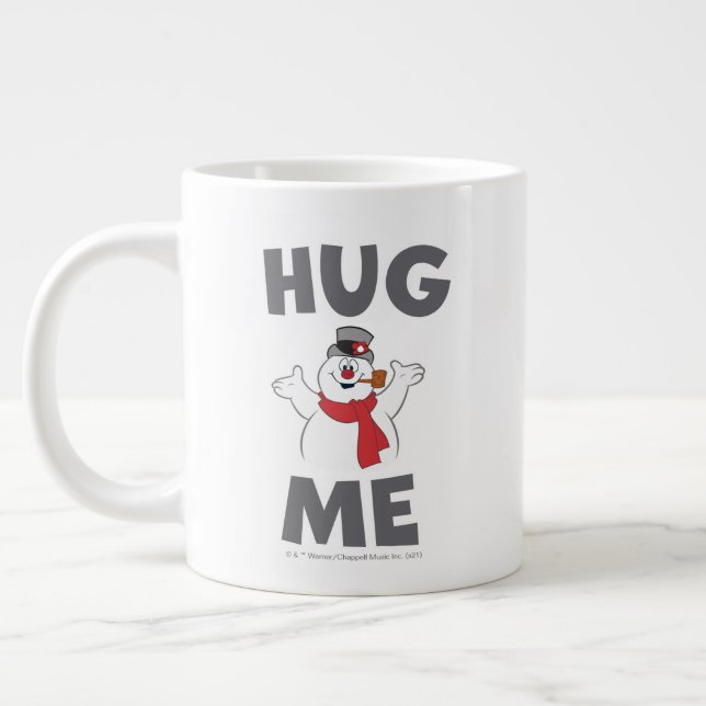 Caneca De Café Grande Snowman™ congelado | Abraçar-me (Esquerda)